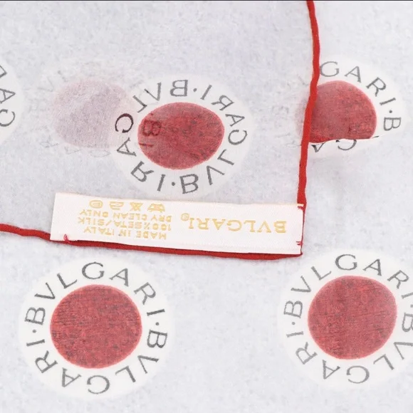 BLVGARY RED AND BLUE Silk Scarf - Picture 2 of 16